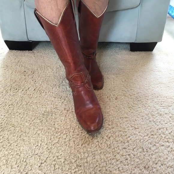 Real Leather cowboy boots - Picture 4 of 6